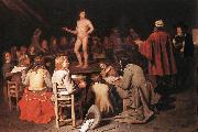 SWEERTS, Michiel The Drawing Class ear Spain oil painting artist